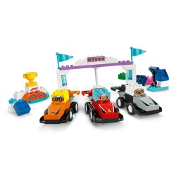 LEGO DUPLO 10445 Auto da corsa e piloti Team F1®