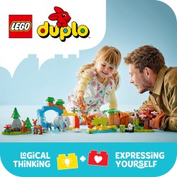 LEGO DUPLO 10446 Famiglie di animali 3 in 1