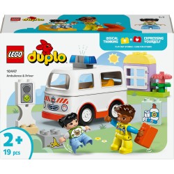 LEGO DUPLO 10447 Ambulanza e autista