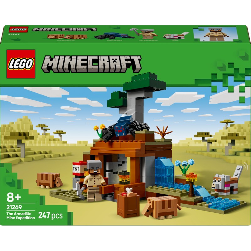 LEGO MINECRAFT 21269 Spedizione nella miniera dell’armadillo