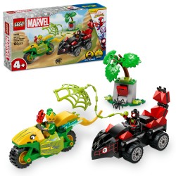 LEGO MARVEL 11198 Inseguimento sui dino-veicoli di Spin ed Electro