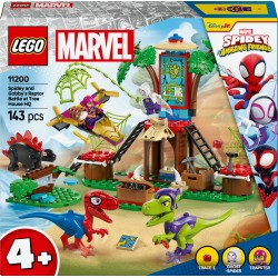 LEGO MARVEL 11200 Battaglia con il raptor al quartier generale sull’albero di Spider-man e Gobby