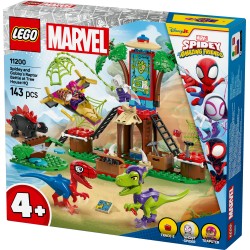 LEGO MARVEL 11200 Battaglia con il raptor al quartier generale sull’albero di Spider-man e Gobby