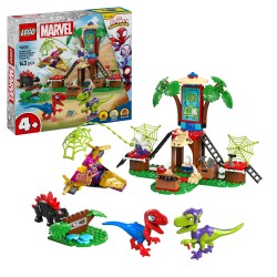 LEGO MARVEL 11200 Battaglia con il raptor al quartier generale sull’albero di Spider-man e Gobby