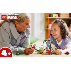 LEGO MARVEL 11200 Battaglia con il raptor al quartier generale sull’albero di Spider-man e Gobby