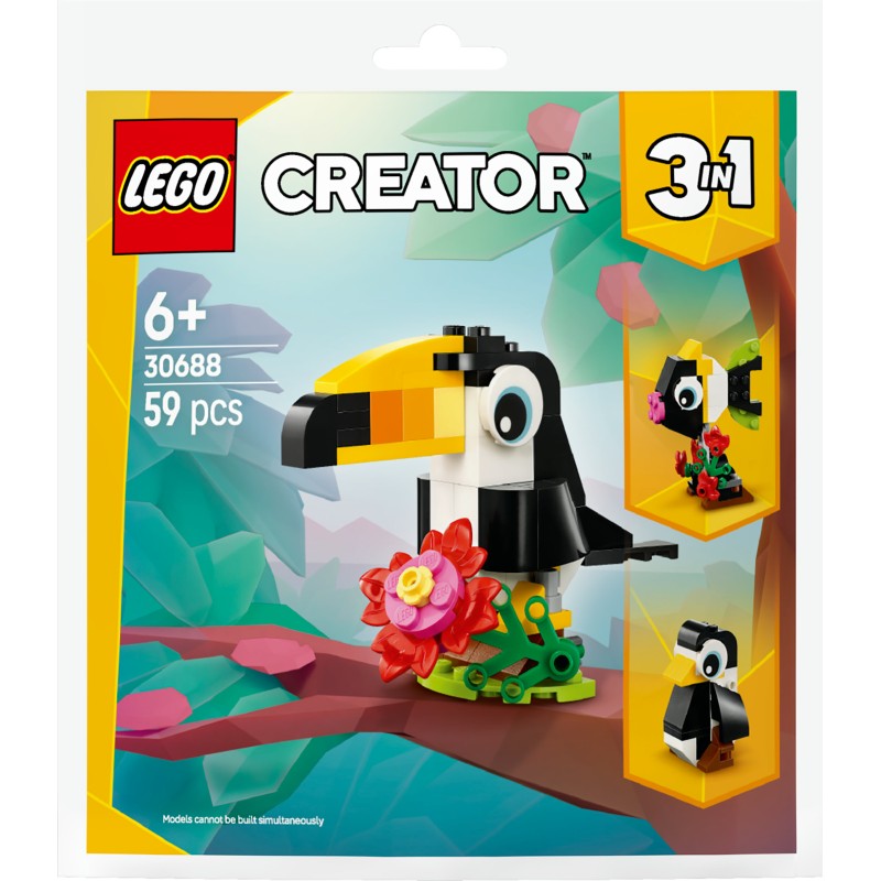 LEGO  Creator 3 in 1 30688 Polybag Tucano tropicale