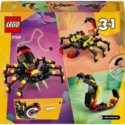 LEGO Creator 3in1 31159 Animali selvatici: ragno trasformista