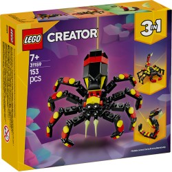 LEGO Creator 3in1 31159 Animali selvatici: ragno trasformista