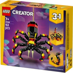 LEGO Creator 3in1 31159 Animali selvatici: ragno trasformista