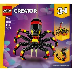 LEGO Creator 3in1 31159 Animali selvatici: ragno trasformista