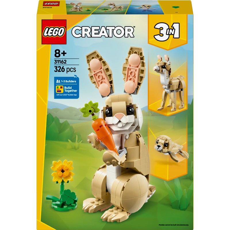 LEGO Creator 3in1 31162 Adorabile Coniglio