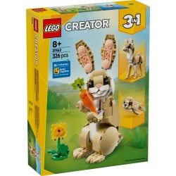 LEGO Creator 3in1 31162 Adorabile Coniglio