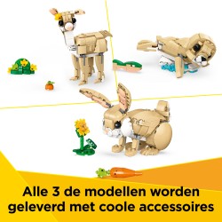 LEGO Creator 3in1 31162 Adorabile Coniglio