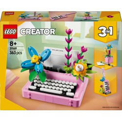 LEGO creator 3in1 31169 Macchina da scrivere con fiori