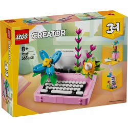 LEGO creator 3in1 31169 Macchina da scrivere con fiori