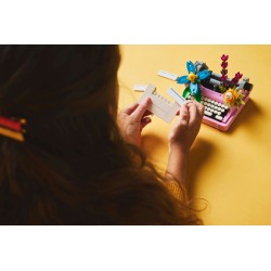 Typewriter with Flowers