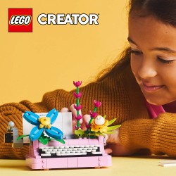 LEGO creator 3in1 31169 Macchina da scrivere con fiori