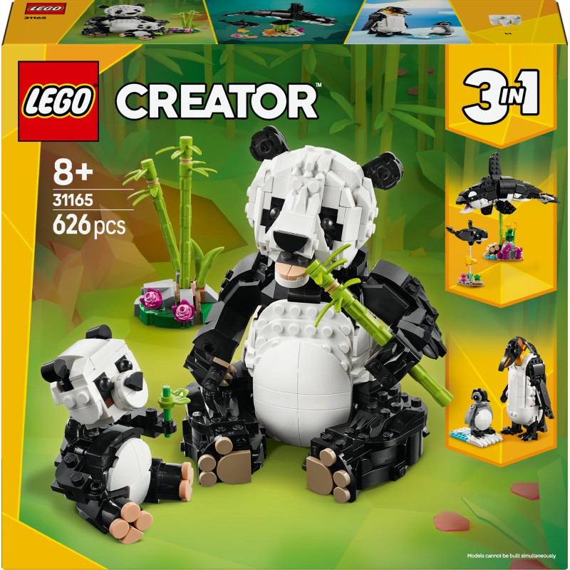 Fauna Salvaje: Familia de Pandas