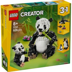 Fauna Salvaje: Familia de Pandas