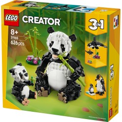 Fauna Salvaje: Familia de Pandas