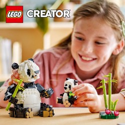 LEGO Creator 3in1 31165 Animali selvatici: famiglia di panda