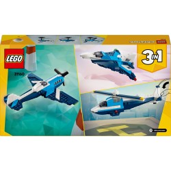 LEGO Creator 3in1 31160 Velivolo: aereo da competizione