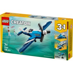 LEGO Creator 3in1 31160 Velivolo: aereo da competizione