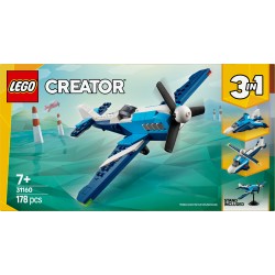 LEGO Creator 3in1 31160 Velivolo: aereo da competizione