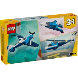 LEGO Creator 3in1 31160 Velivolo: aereo da competizione