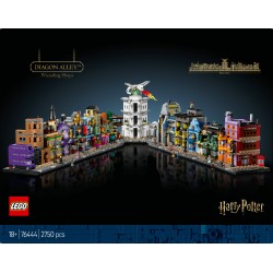 LEGO Harry Potter 76444 Negozi di magia di Diagon Alley™