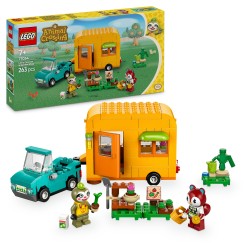 LEGO Animal Crossing 77054 La roulotte e il negozio di giardinaggio di Florindo