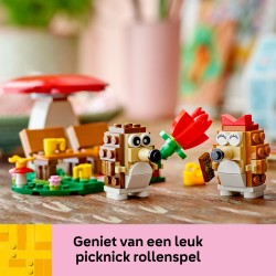 Igel und ihr Picknick-Date