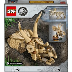 LEGO Jurassic World 76969 Fossili di dinosauro: teschio di Triceratopo