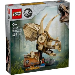 LEGO Jurassic World 76969 Fossili di dinosauro: teschio di Triceratopo