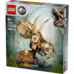 LEGO Jurassic World 76969 Fossili di dinosauro: teschio di Triceratopo