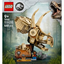 LEGO Jurassic World 76969 Fossili di dinosauro: teschio di Triceratopo