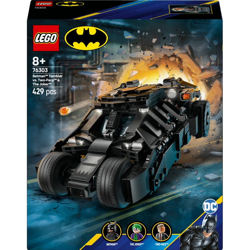 La Batmobile Tumbler de Batman™ contre Double-Face et Le Joker™