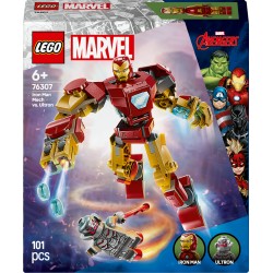 LEGO Marvel 76307 Mech di Iron Man contro Ultron