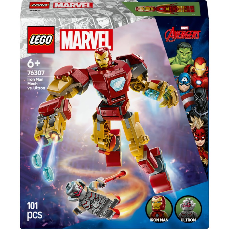 LEGO Marvel 76307 Mech di Iron Man contro Ultron