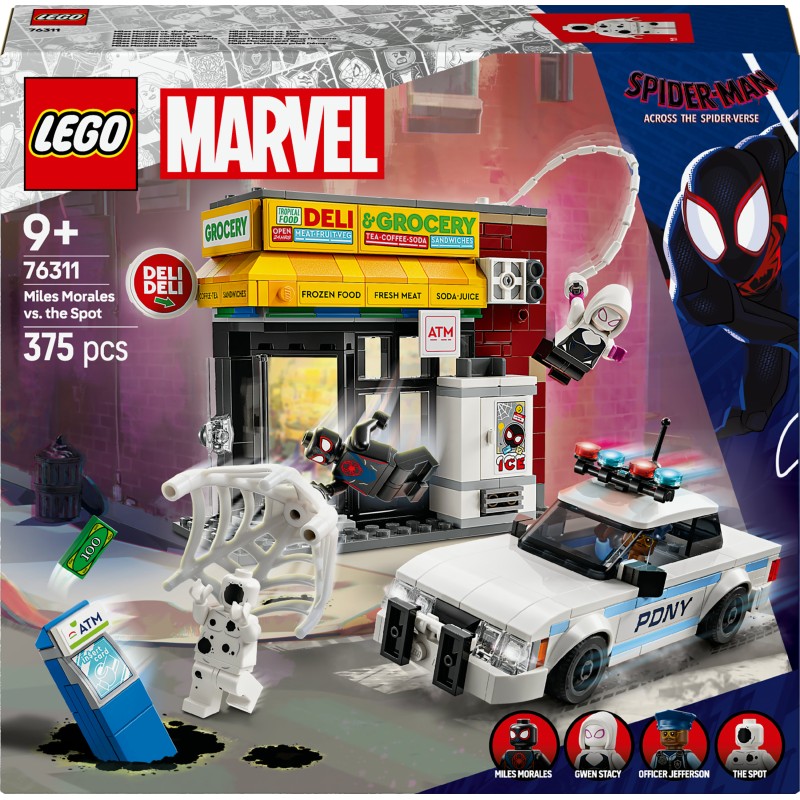 LEGO Marvel 76311 Spider-Verse: Miles Morales contro la Macchia