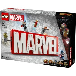 LEGO Marvel 76313 Logo e Minifigure