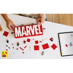 LEGO Marvel 76313 Logo e Minifigure