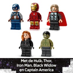 MARVEL logo en minifiguren