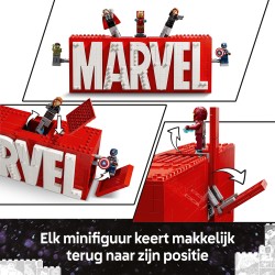 Logotipo MARVEL y Minifiguras