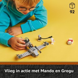 Mando en Grogu's N-1 Starfighter™