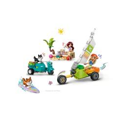 LEGO Friends 42641 Avventure canine su windskate e sidecar