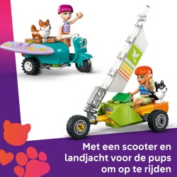 LEGO Friends 42641 Avventure canine su windskate e sidecar