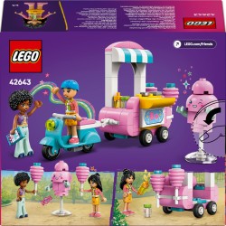 LEGO Friends 42643 Bancarella di zucchero filato e scooter