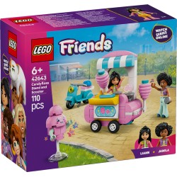 LEGO Friends 42643 Bancarella di zucchero filato e scooter