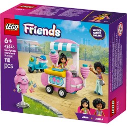 LEGO Friends 42643 Bancarella di zucchero filato e scooter